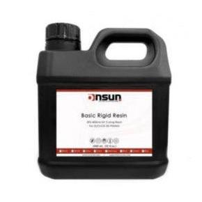 Onsun 3D Resina para Impresora 3D ON-SRRS30133BK, Rígida Estándar, 1 Litro, Negro