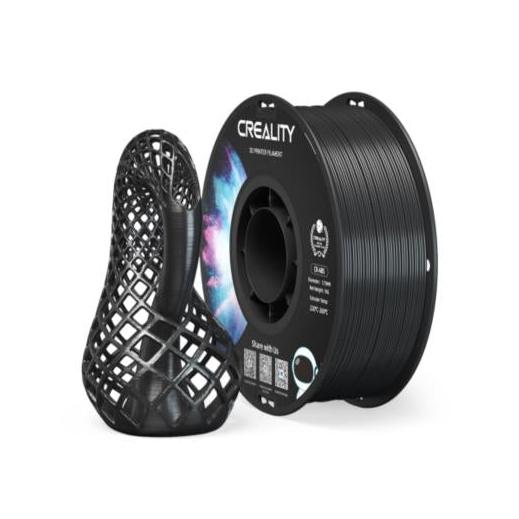 Creality Rollo de filamento para impresión 3D CR-ABS, 1.75mm, 1Kg, Negro