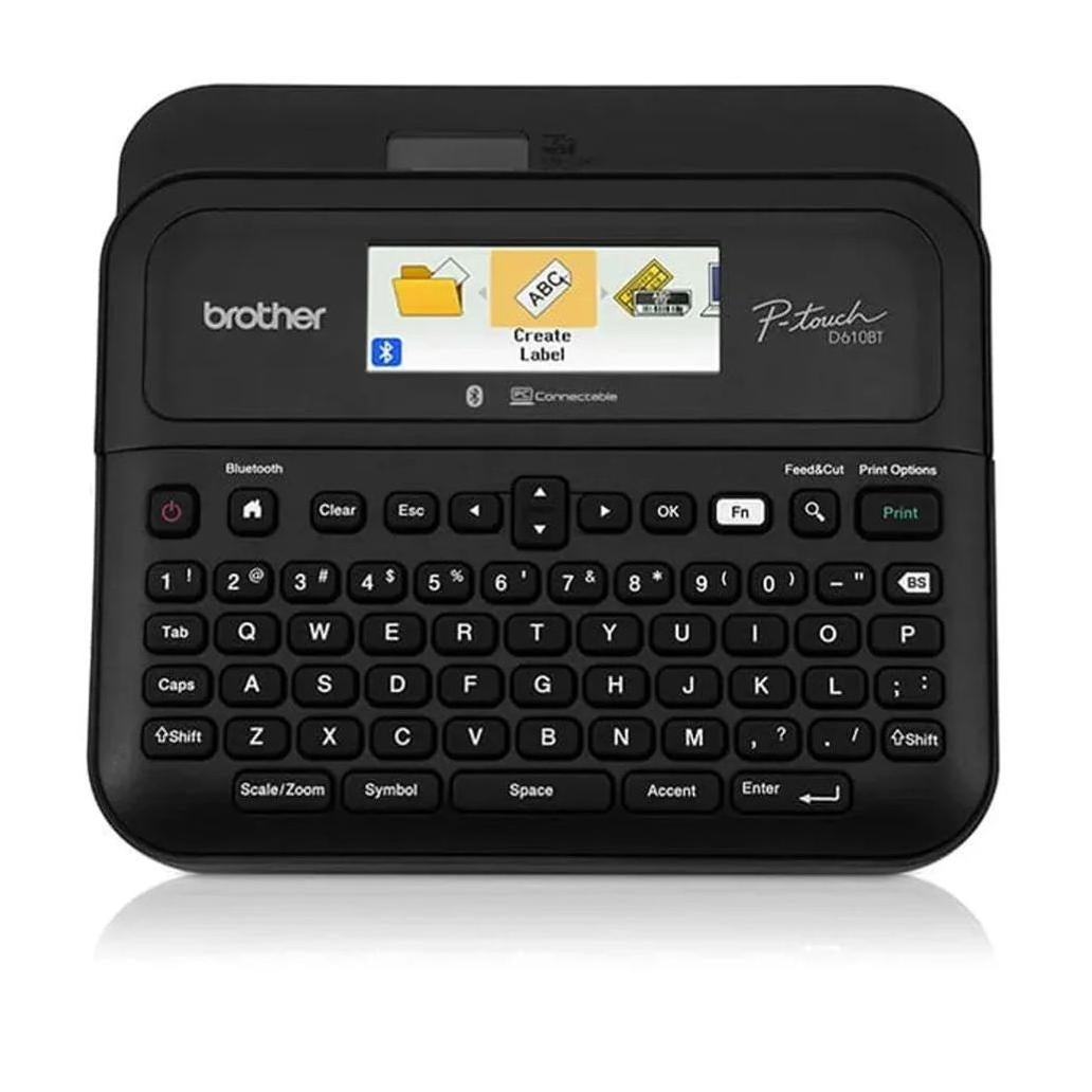 Rotulador Electrónico Brother P-Touch PTD610 Transferencia Termica Resolución (180 x 360 DPI) Inalámbrico Bluetooth, Negro