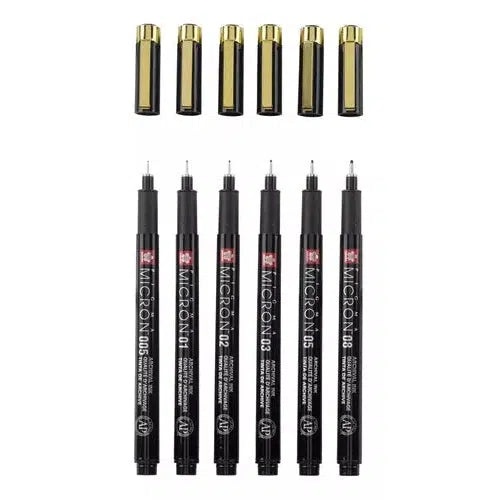 Kit Estilógrafo Sakura Pigma Micron Edición Limitada 6