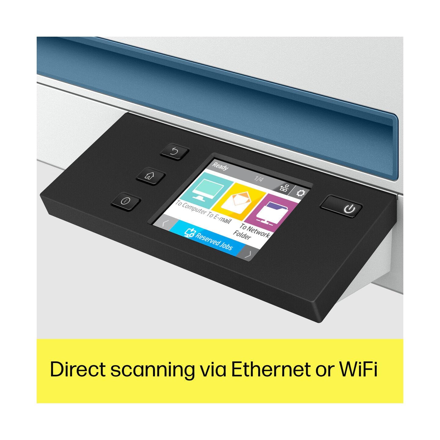 Scanner HP ScanJet Pro N4600 FNW1, 1200 x 1200DPI, Escáner Color, Escaneado Dúplex, USB 3.2, Blanco