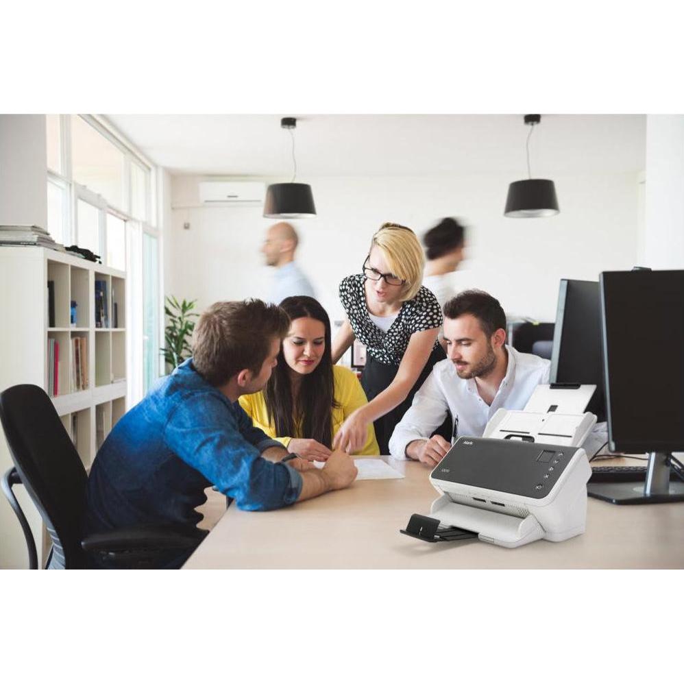 Escáner Kodak S2050, 600 x 600DPI, Escáner Color, Escaneado Dúplex, USB 3.0, Negro/Blanco