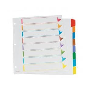 Esselte Separadores Omni-Dex, 8 Divisiones, Paquete de 12 Piezas