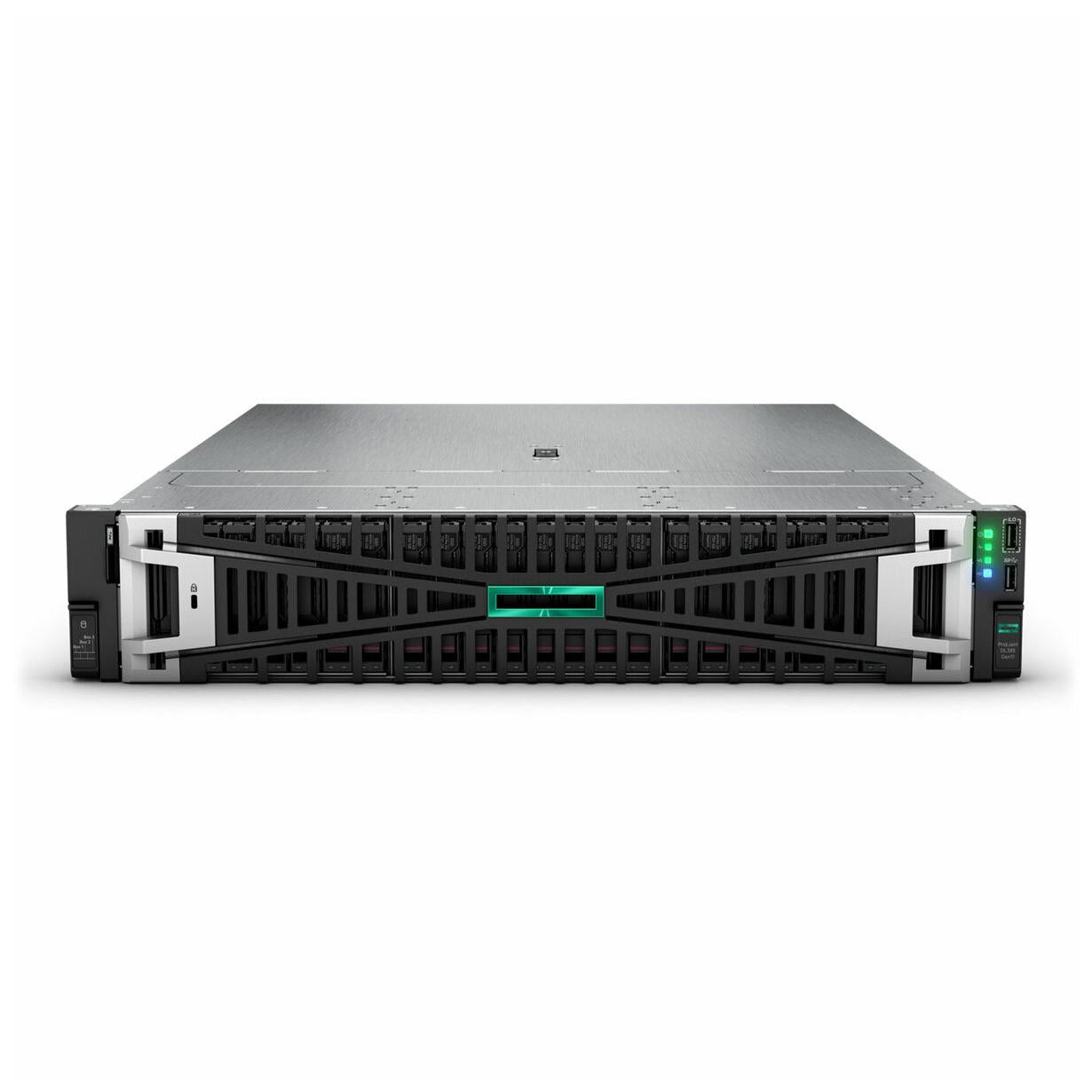 Servidor HPE ProLiant DL385 Gen11, AMD Epyc 9124 3GHz, 32GB DDR5, máx. 261.12TB, 2.5", Rack (2U) ― no Sistema Operativo Instalado