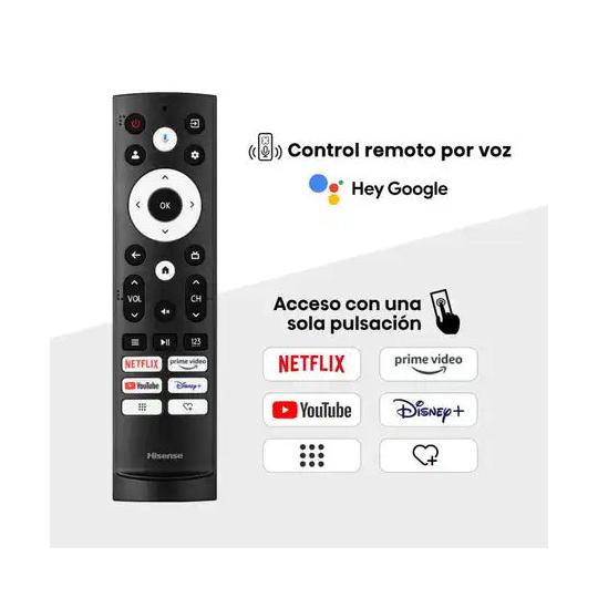 Hisense Smart TV LED 55U6N 55", 4K Ultra HD, Negro