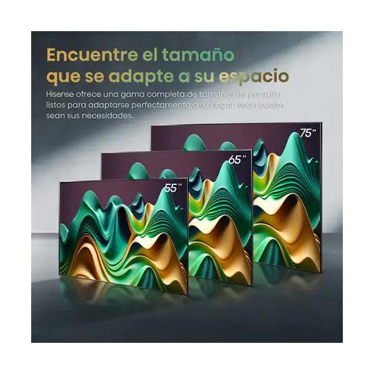 Hisense Smart TV LED 55U6N 55", 4K Ultra HD, Negro