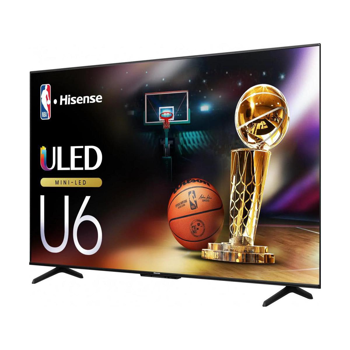 Hisense Smart TV ULED U6 65", 4K Ultra HD, Negro