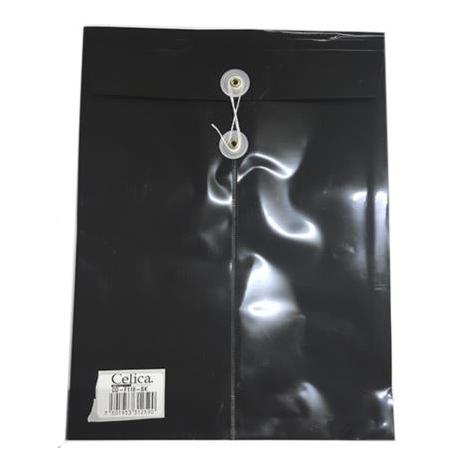 SOBRE P/DOCUMENTOS CELICA T/CARTA C/HILO NEGRO C/12 PIEZAS