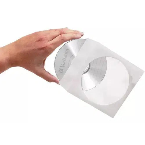 Sobre Para Cd Dvd Verbatim Ventana Transparente 100 Piezas