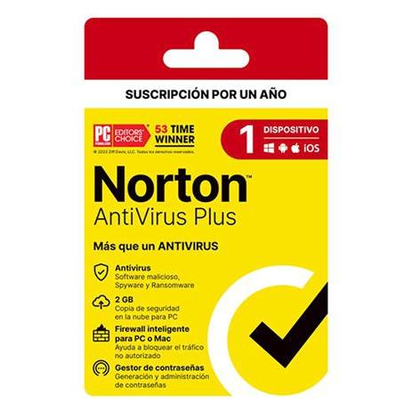 Licencia Antivirus Norton Plus 1 Año 1 Dispositivo 21443389