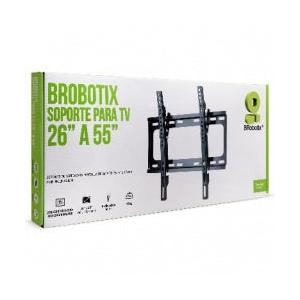 BRobotix Soporte de Pared para Pantalla 26" - 55", hasta 45Kg, Negro