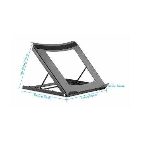 Manhattan Soporte 462129 para Laptops y Tabletas 15.6″, hasta 5Kg, Negro