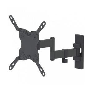 Manhattan Soporte de Pared 461405 para Pantalla 13'' - 42'', hasta 20Kg, Negro
