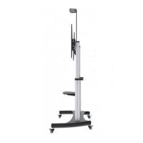 Manhattan Soporte Movil para Pantalla 60" - 100", hasta 100Kg, Plata