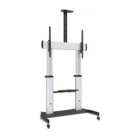 Manhattan Soporte Movil para Pantalla 60" - 100", hasta 100Kg, Plata