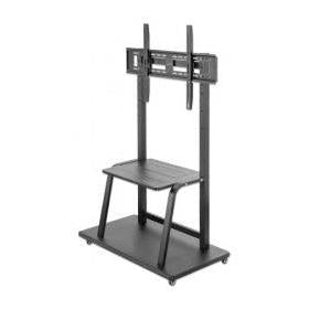 Manhattan Soporte Tipo Carro 462068 para Pantalla 37" - 100", hasta 150Kg, Negro