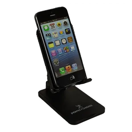 Base de Escritorio Perfect Choice para Smartphone Plegable y Portable Color Negro