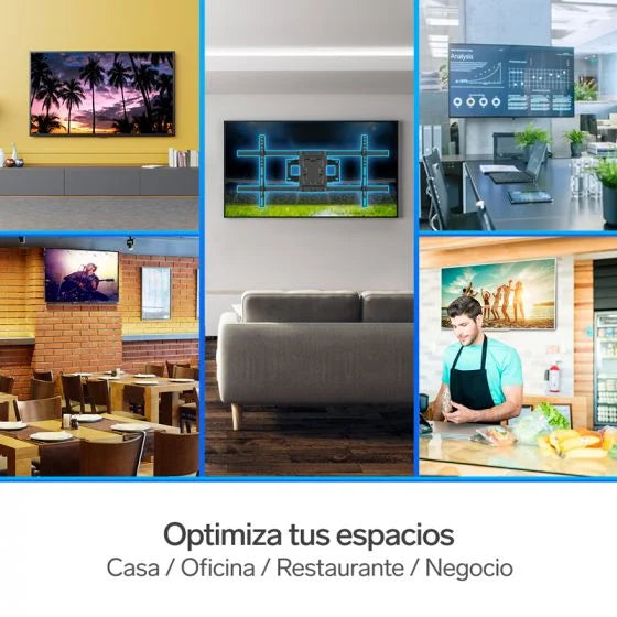 Soporte para pantallas de 37" a 90", con brazo articulado