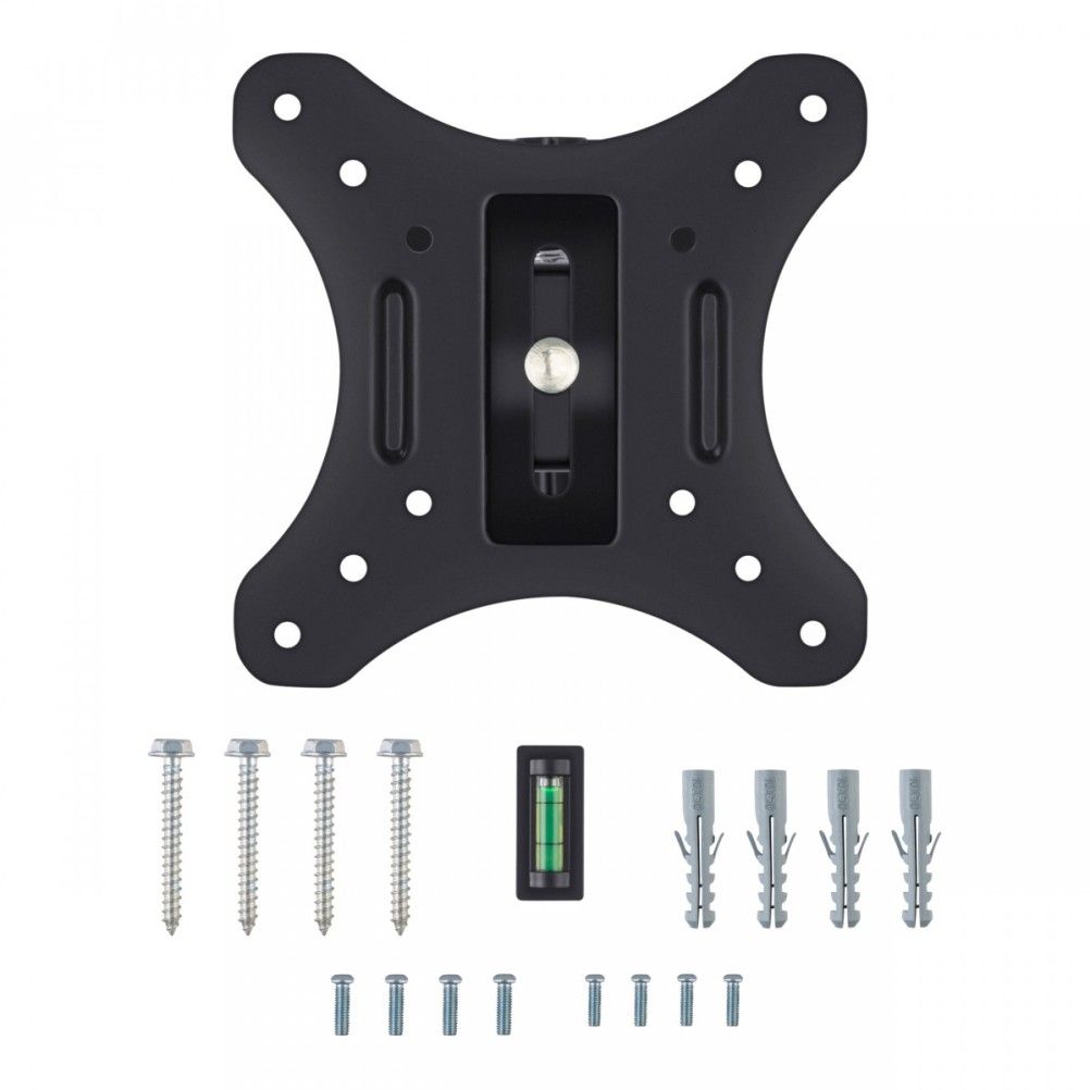 Soporte para TV Steren STV-021 (23") 10 kg Inclinable -10 - 15° Ajustable Negro