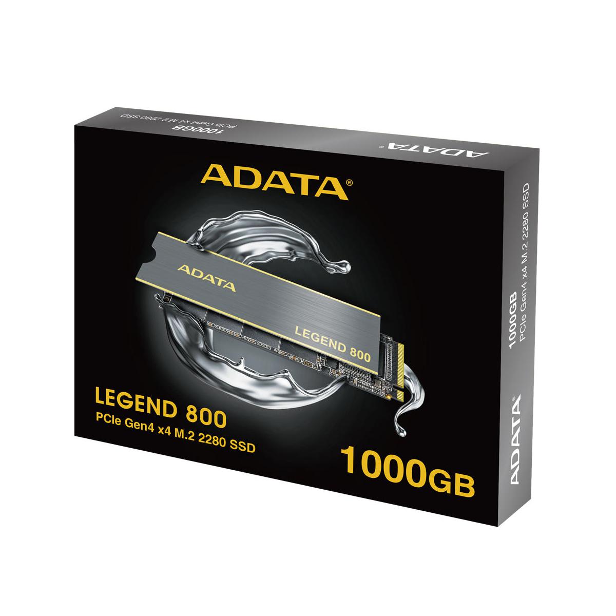 SSD Adata Legend 800 NVMe, 1TB, PCI Express 4.0, M.2