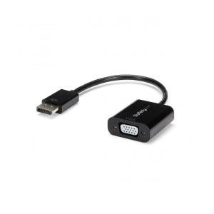 Startech.com Adaptador Convertidor DisplayPort Macho - VGA Hembra, 10cm, Negro