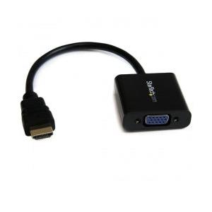 StarTech.com Cable Adaptador Convertidor de Video HDMI Macho - VGA Hembra, 1920 x 1200 Pixeles, Negro