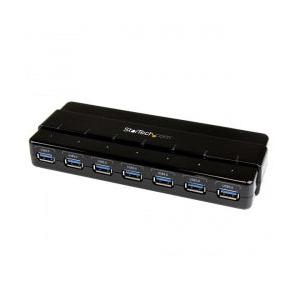 StarTech.com Hub Concentrador USB 3.0 con Alimentación de 7 Puertos, 5000 Mbit/s