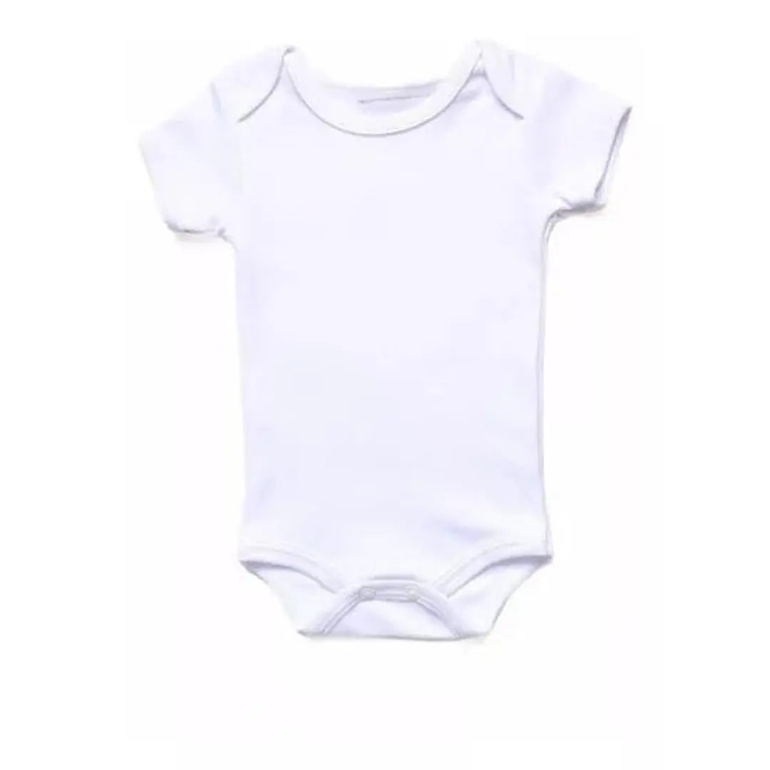 Pañalero Para Sublimación Color Make Tacto Algodón Blanco