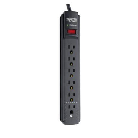 Tripp Lite by Eaton Supresor de Picos Protect It!, 6 Contactos, 790 Joules, 1.83 Metros, Negro