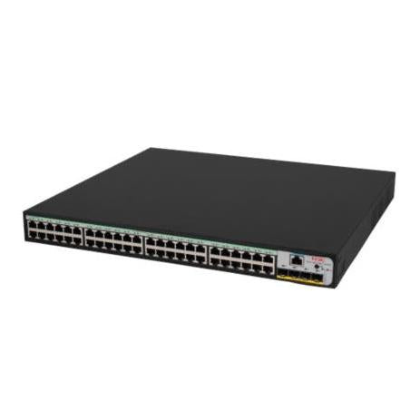 Switch H3C S5120V3 52S-PWR LI L2 Switch Ethernet con 48 Puertos BASE T PoE y 4 Puertos BASE X SFP Plus y 4 Puertos SFP