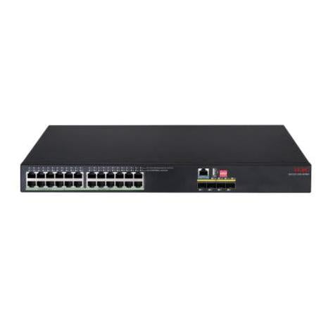 Switch H3C IE4320-28S HPWR L2 Conmutador Ethernet Industrial con 8 Puertos BASE T PoE 16 Puertos BASE T PoE y 4 SFP Plus