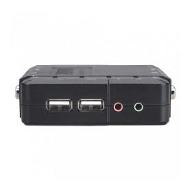 Manhattan Switch KVM de 4 Puertos, USB, VGA