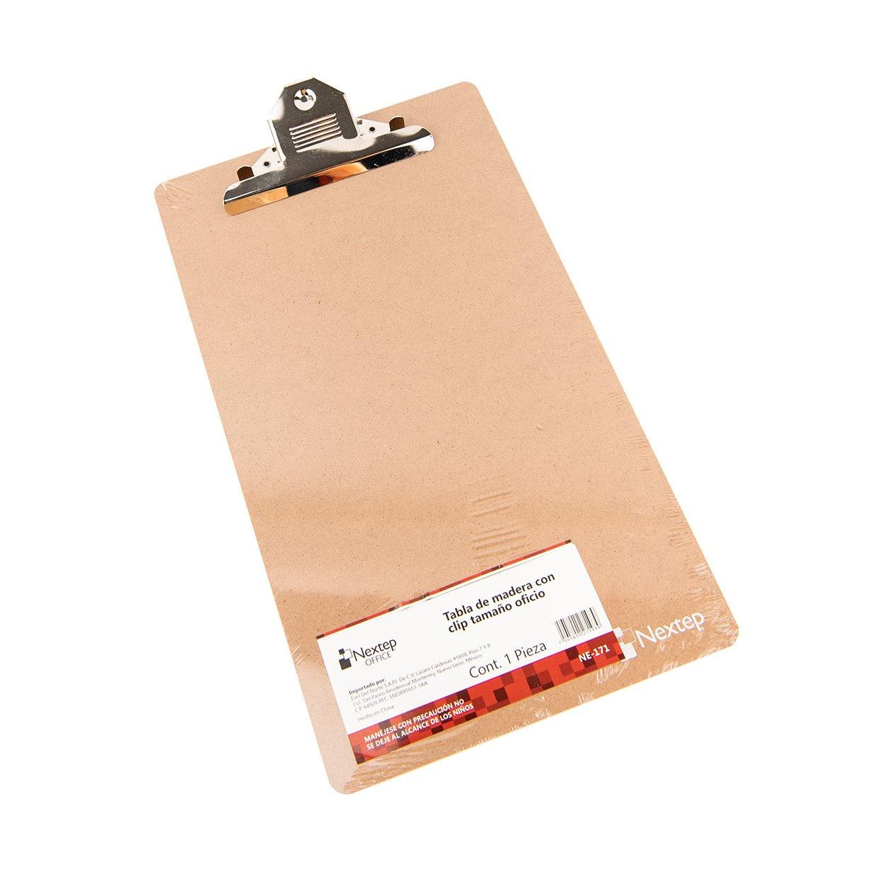 Tabla Madera Nextep con Clip Oficio