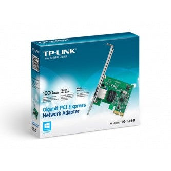 TP-Link TG-3468 Tarjeta de Red PCI Express, Alámbrico, IEEE 802.3/3u/3ab, 802.3x, 802.1q/1p