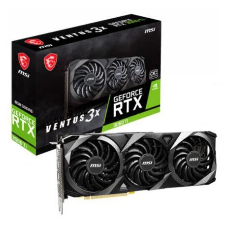 Tarjeta de Video MSI NVIDIA GeForce RTX 3060 Ti Ventus 3X 8G OC LHR, 8GB 256-bit GDDR6, PCI Express 4.0