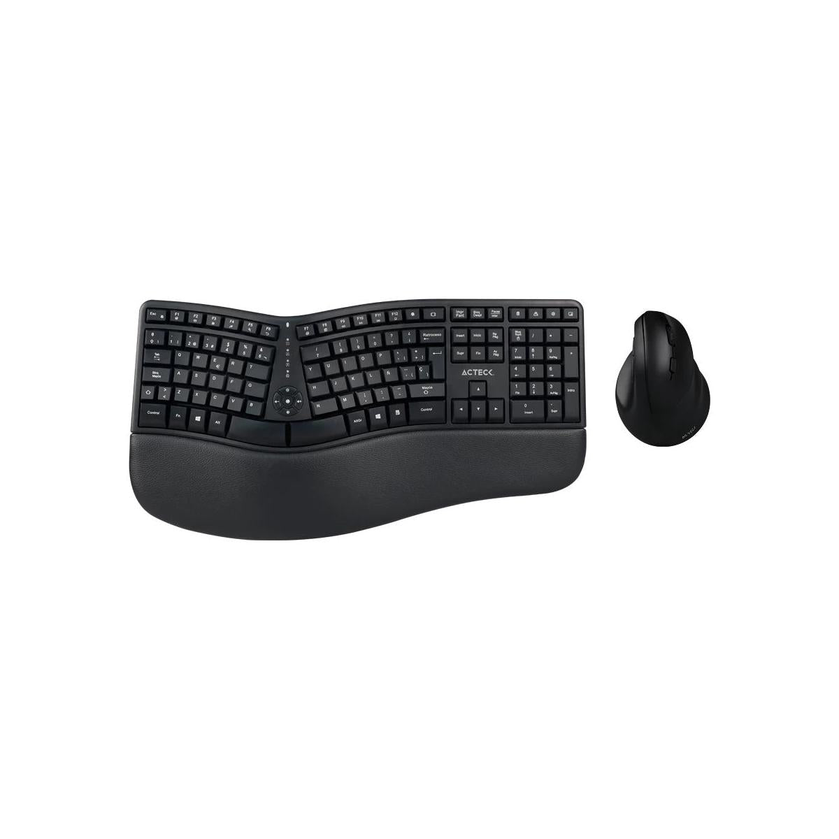 Kit de Teclado y Mouse Acteck Creator Virtuos Fitt MK770, Inalámbrico, RF Inalámbrico, Negro (Español)