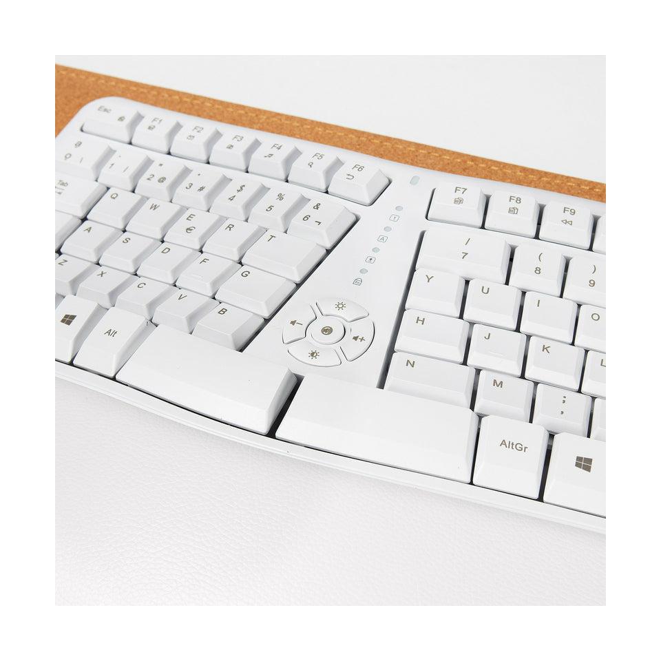 Kit de Teclado y Mouse Acteck Creator Virtuos Fitt MK770, Inalámbrico, RF Inalámbrico, Blanco (Español)