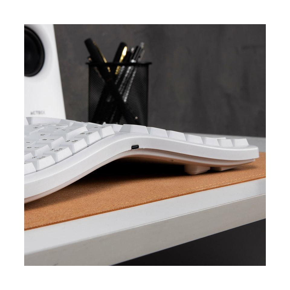 Kit de Teclado y Mouse Acteck Creator Virtuos Fitt MK770, Inalámbrico, RF Inalámbrico, Blanco (Español)