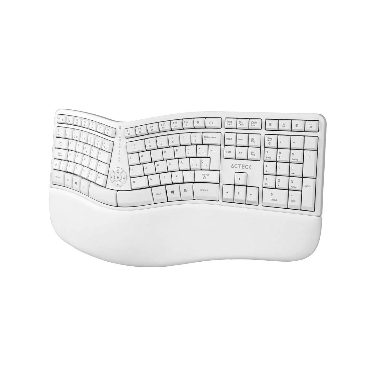 Kit de Teclado y Mouse Acteck Creator Virtuos Fitt MK770, Inalámbrico, RF Inalámbrico, Blanco (Español)