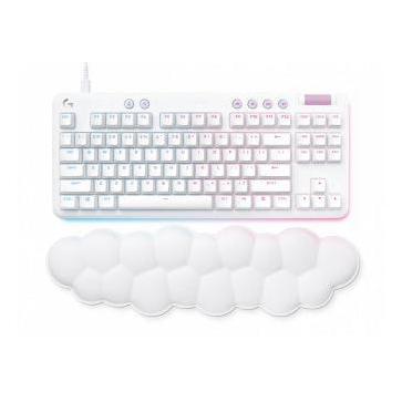 Teclado Gamer Logitech G713 LED RGB TKL, Teclado Mecánico, Logitech GX Red, Alámbrico, USB, Blanco, Inglés