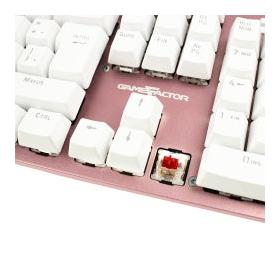 Teclado Game Factor KBG400-PK-RD