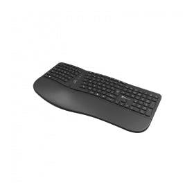 Teclado Klip Xtreme Transcend Wireless, Inalámbrico, USB, Negro (Español)