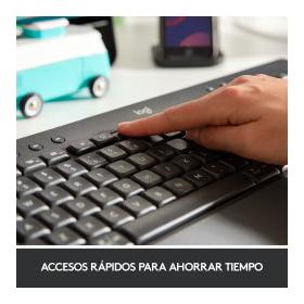 Teclado Logitech Signature K650, Inalámbrico, Bluetooth, Grafito (Español)