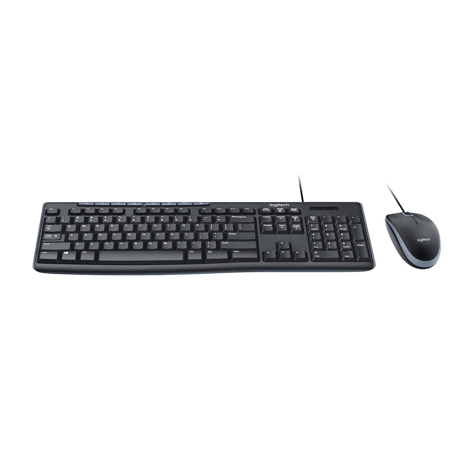 Teclado y Mouse Logitech Media Combo MK200