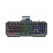 Teclado Gamer Manhattan 180610 RGB, Alámbrico, Negro (Español)