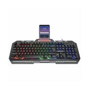 Teclado Gamer Manhattan 180610 RGB, Alámbrico, Negro (Español)
