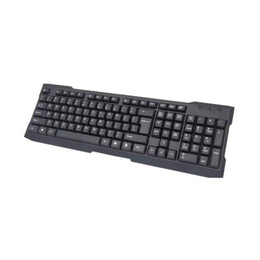 Teclado Manhattan 175708, Alámbrico, USB, Negro (Esp)