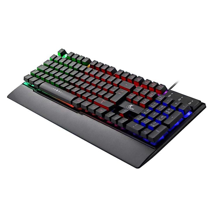 Teclado Gamer Xtech Armiger RGB, Alámbrico, Negro (Español)