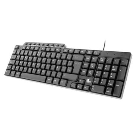 Teclado Xtech XTK-160S, Alámbrico, USB, Negro (Español)
