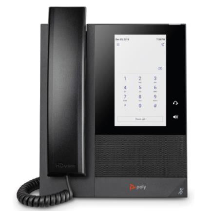 Poly Telefono IP multimedia empresarial CCX 400 para Microsoft Teams y habilitado con PoE